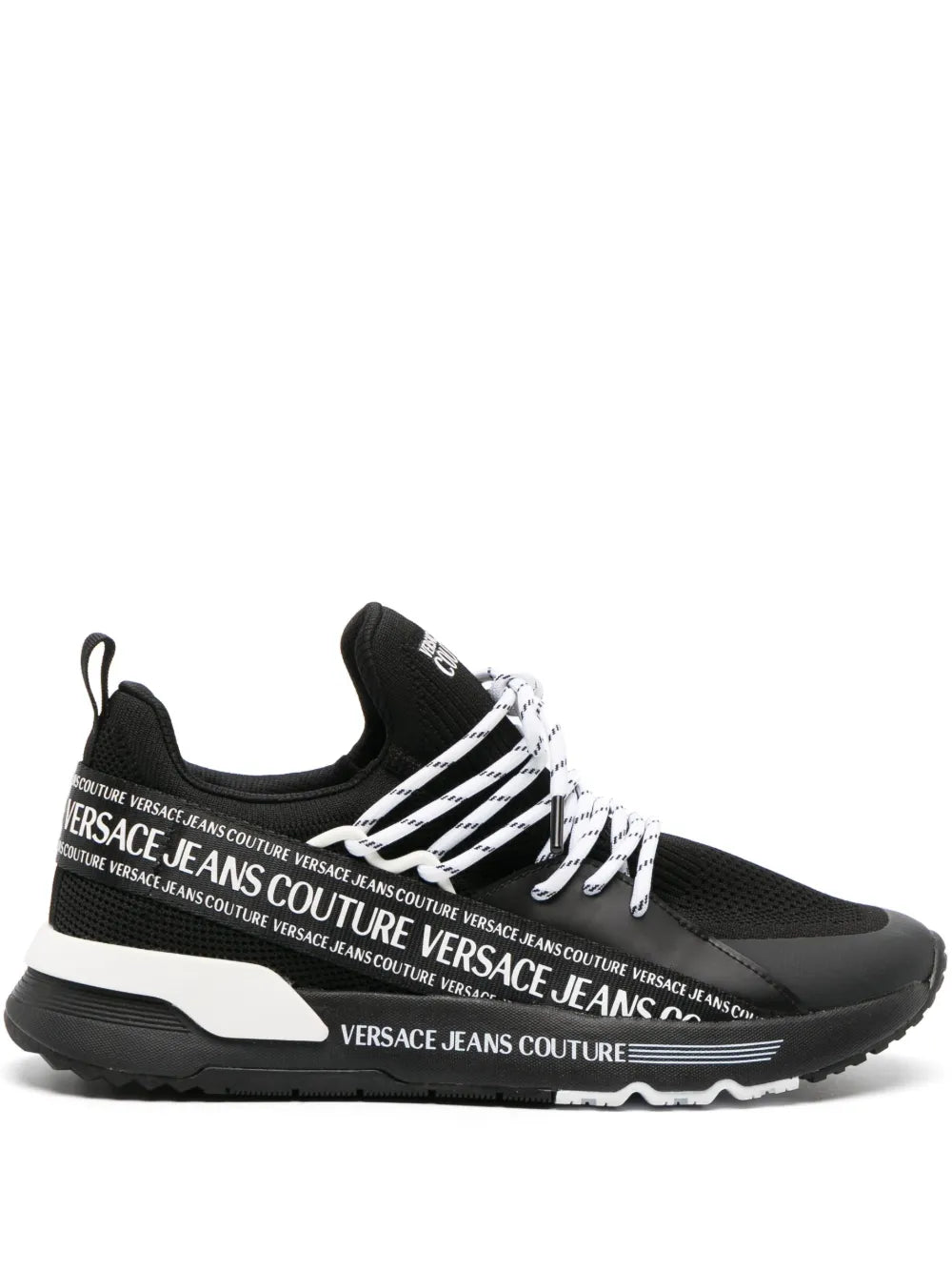 Versace Jeans Couture Logo-Print Low-Top Sneakers