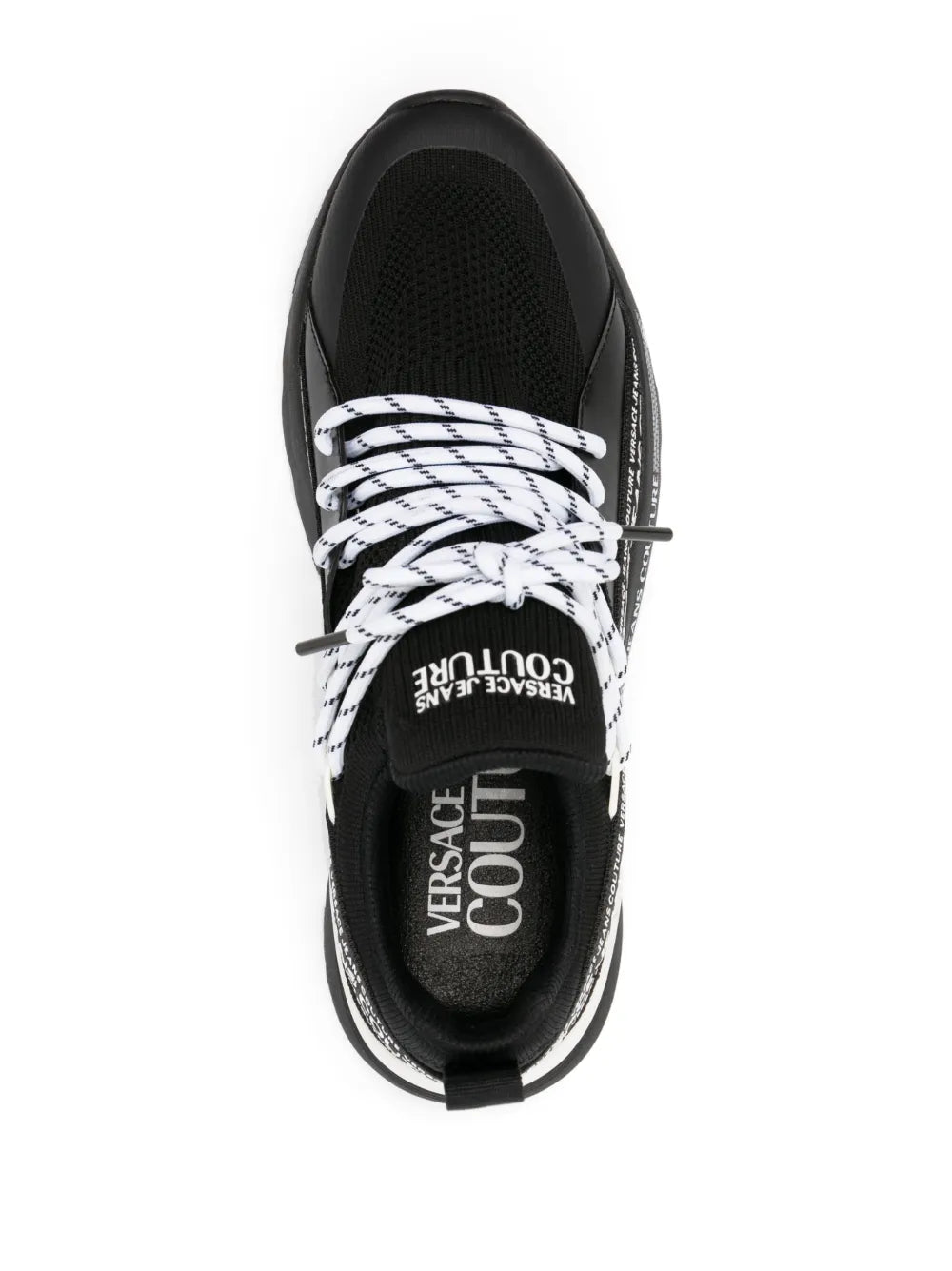 Versace Jeans Couture Logo-Print Low-Top Sneakers