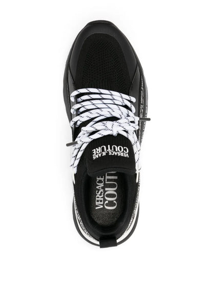 Versace Jeans Couture Logo-Print Low-Top Sneakers