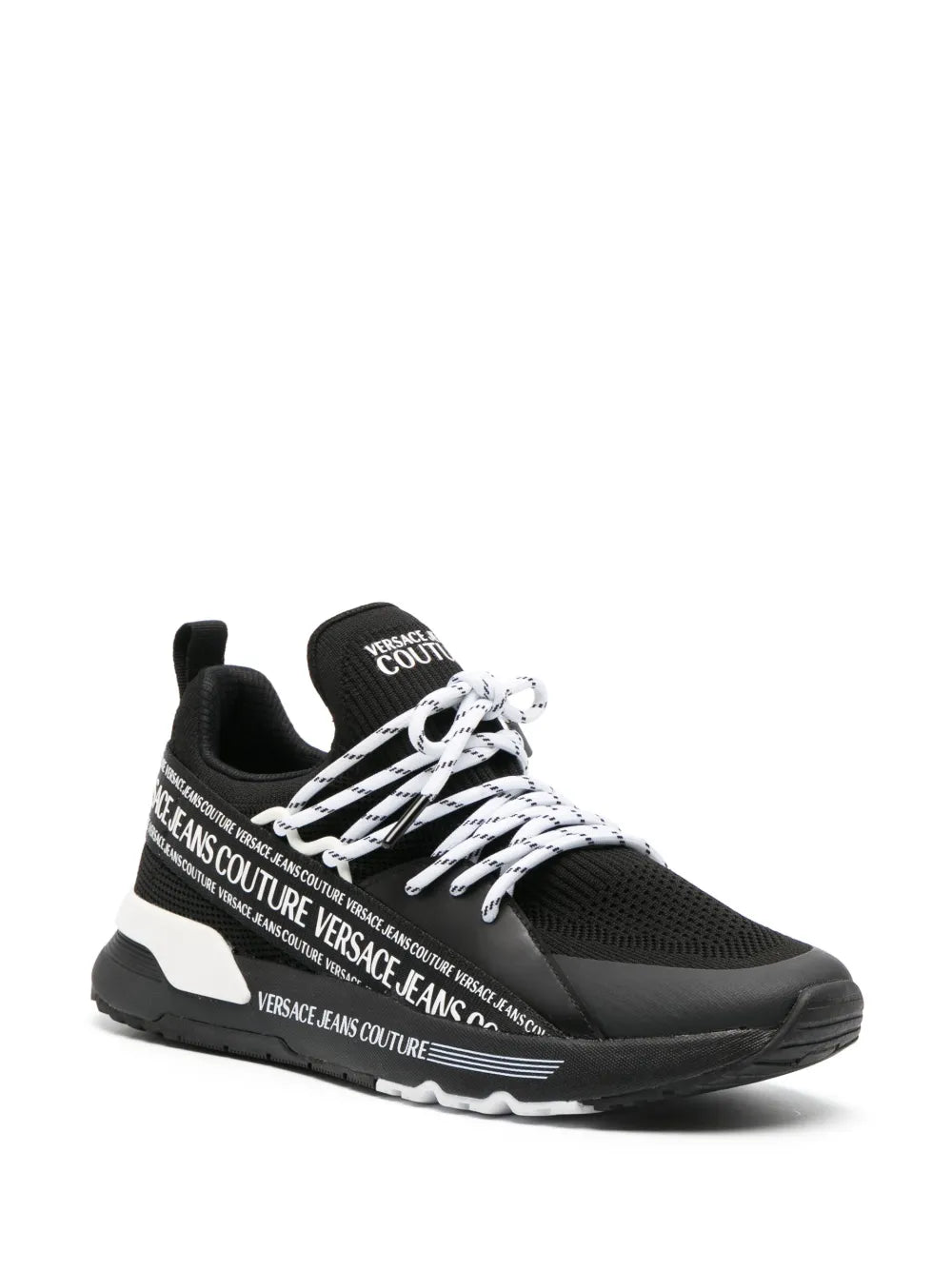 Versace Jeans Couture Logo-Print Low-Top Sneakers