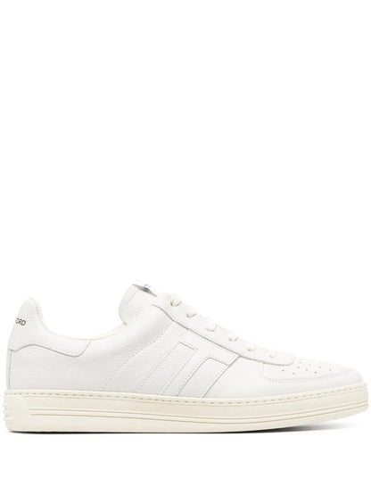 Tom Ford Logo-Patch Low-Top Leather Sneakers