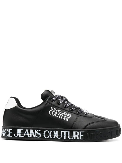 Versace Jeans Couture Logo-Print Low-Top Sneakers