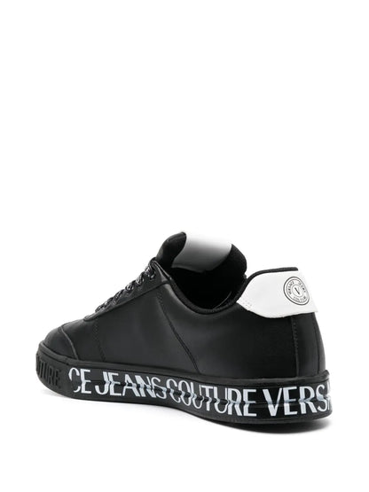 Versace Jeans Couture Logo-Print Low-Top Sneakers