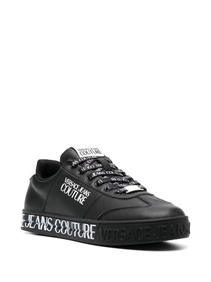 Versace Jeans Couture Logo-Print Low-Top Sneakers