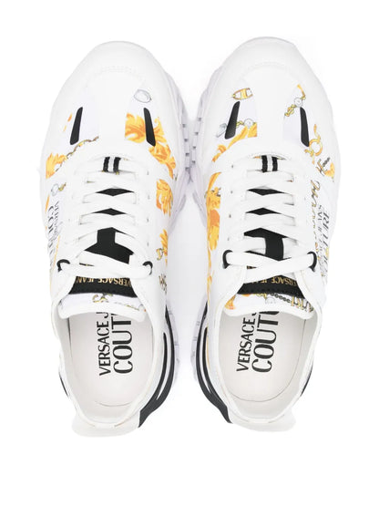 Versace Jeans Couture Baroccoflage-Print Low-Top Sneakers