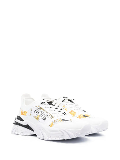 Versace Jeans Couture Baroccoflage-Print Low-Top Sneakers