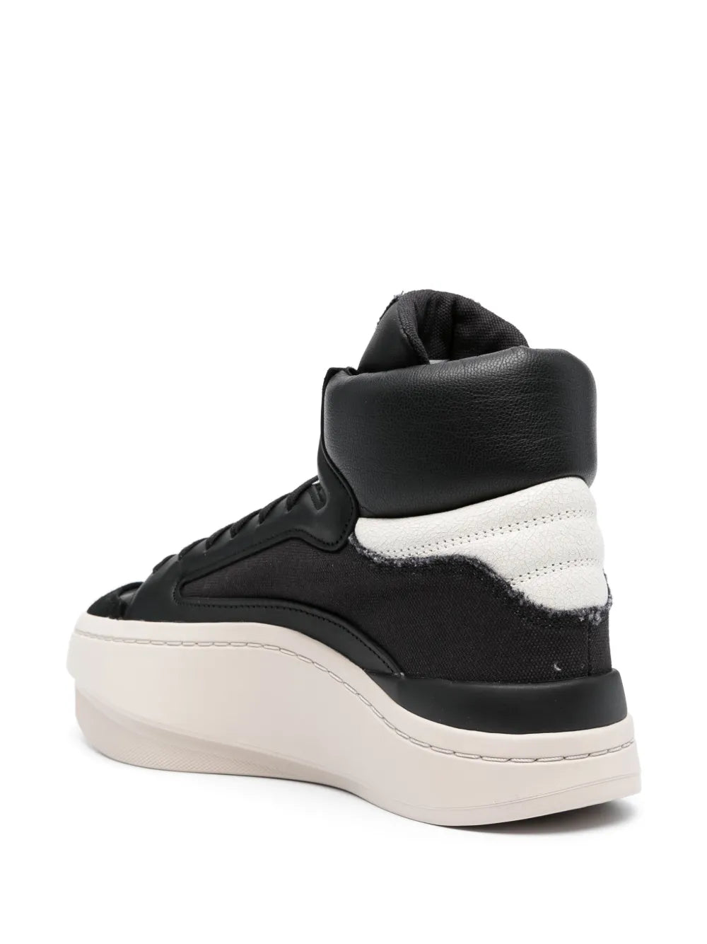Y-3 Centennial Panelled Leather Sneakers