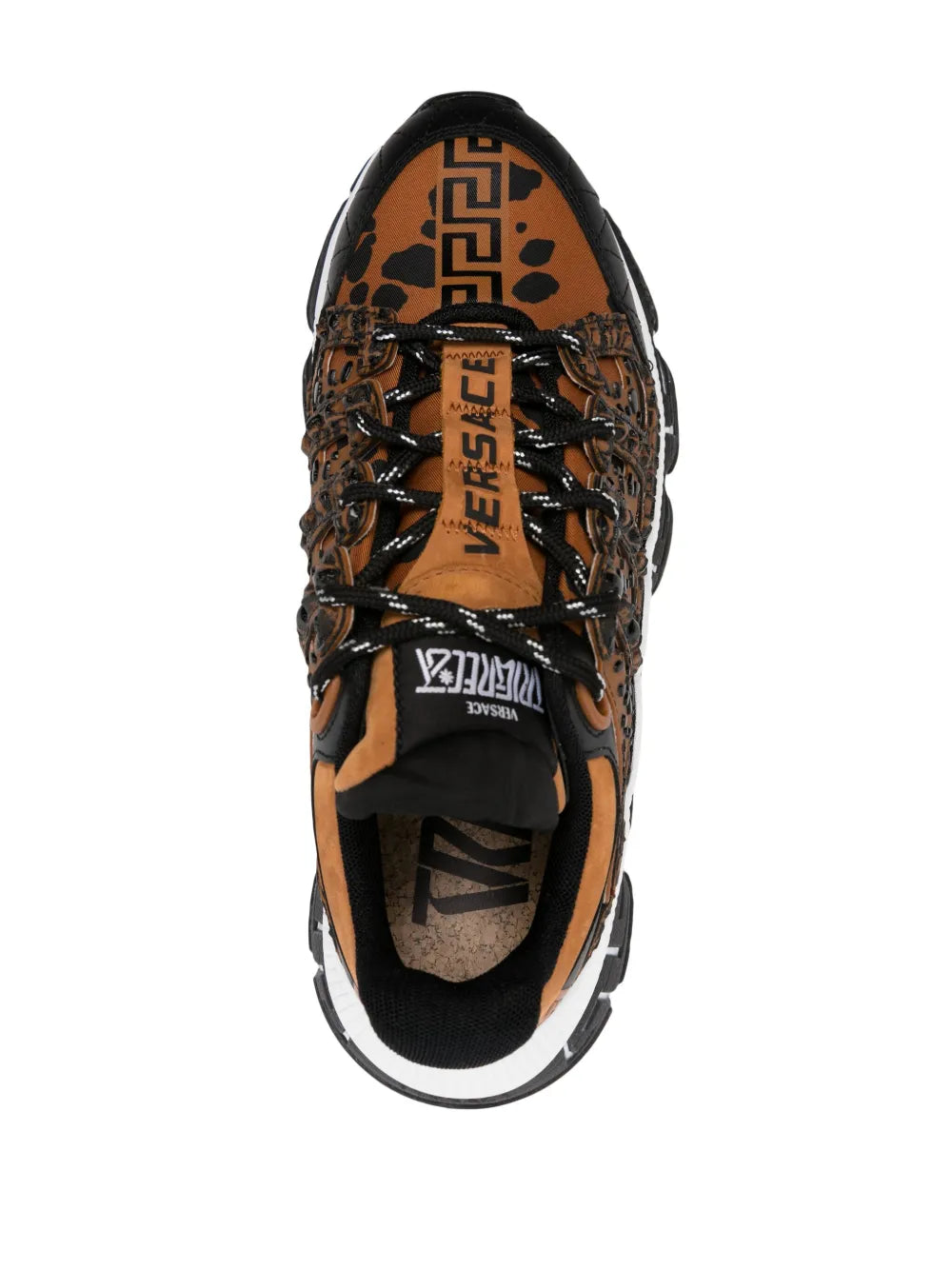 Versace Trigreca Dalmatian-Print Sneakers