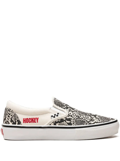 Vans X Hockey Skate Slip-On Snakeskin Sneakers