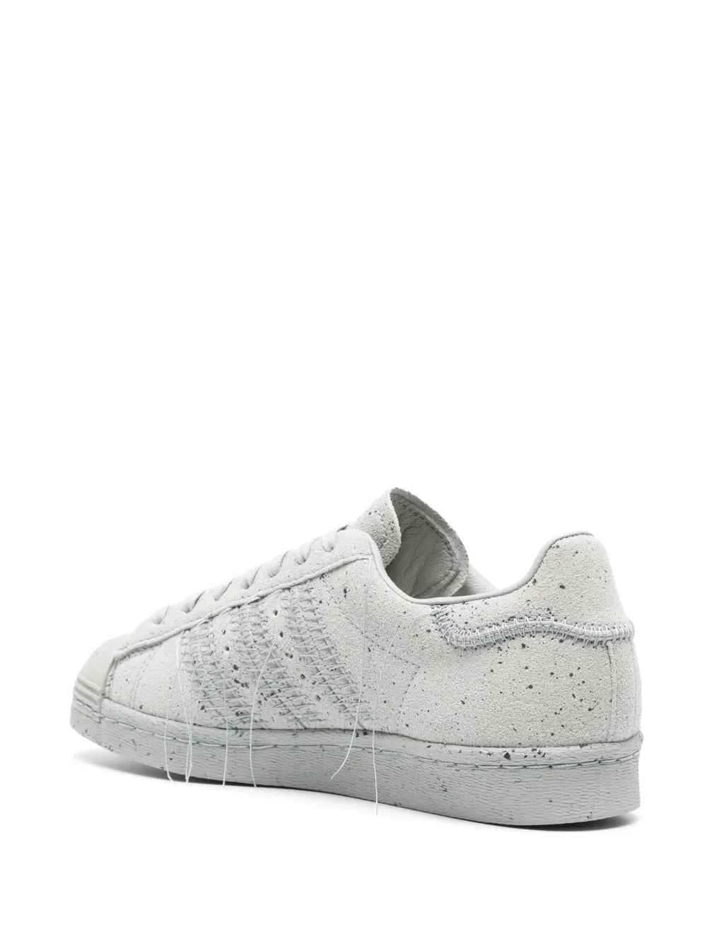 Y-3 Superstar Exposed-Seam Suede Sneakers
