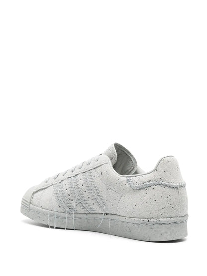 Y-3 Superstar Exposed-Seam Suede Sneakers