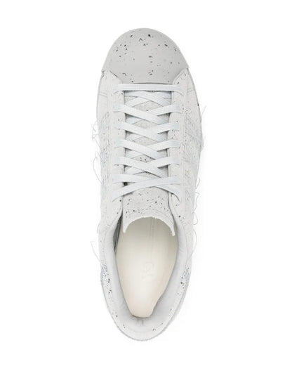 Y-3 Superstar Exposed-Seam Suede Sneakers