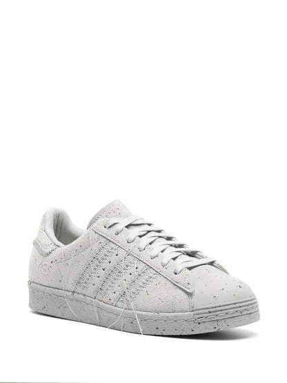 Y-3 Superstar Exposed-Seam Suede Sneakers