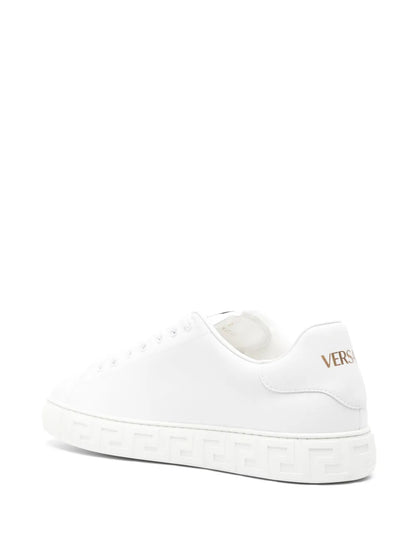 Versace Greca Faux-Leather Sneakers