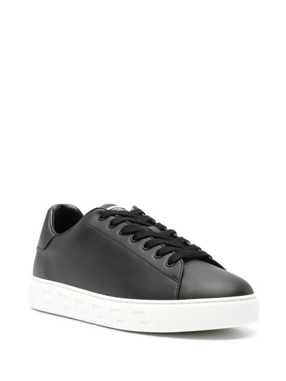 Versace Greca Faux-Leather Sneakers
