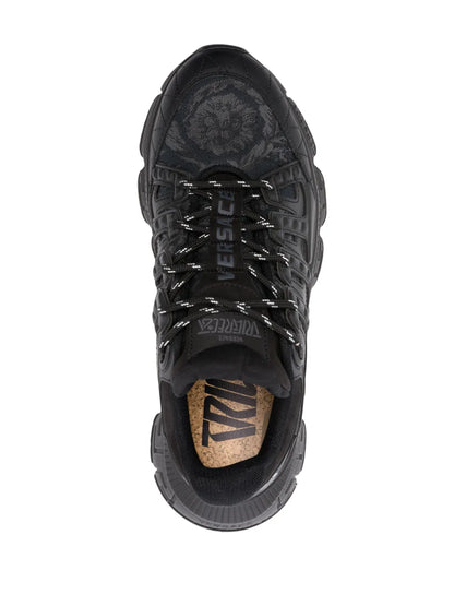 Versace Trigreca Barocco-Jacquard Sneakers