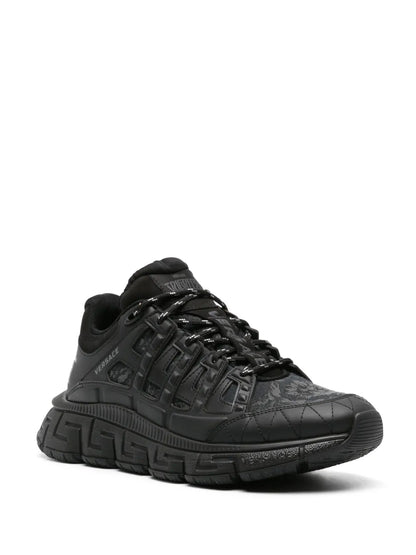 Versace Trigreca Barocco-Jacquard Sneakers