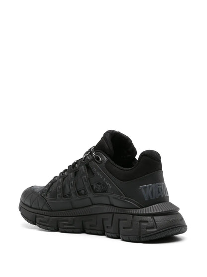 Versace Trigreca Barocco-Jacquard Sneakers