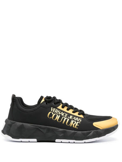 Versace Jeans Couture Logo-Print Low-Top Sneakers