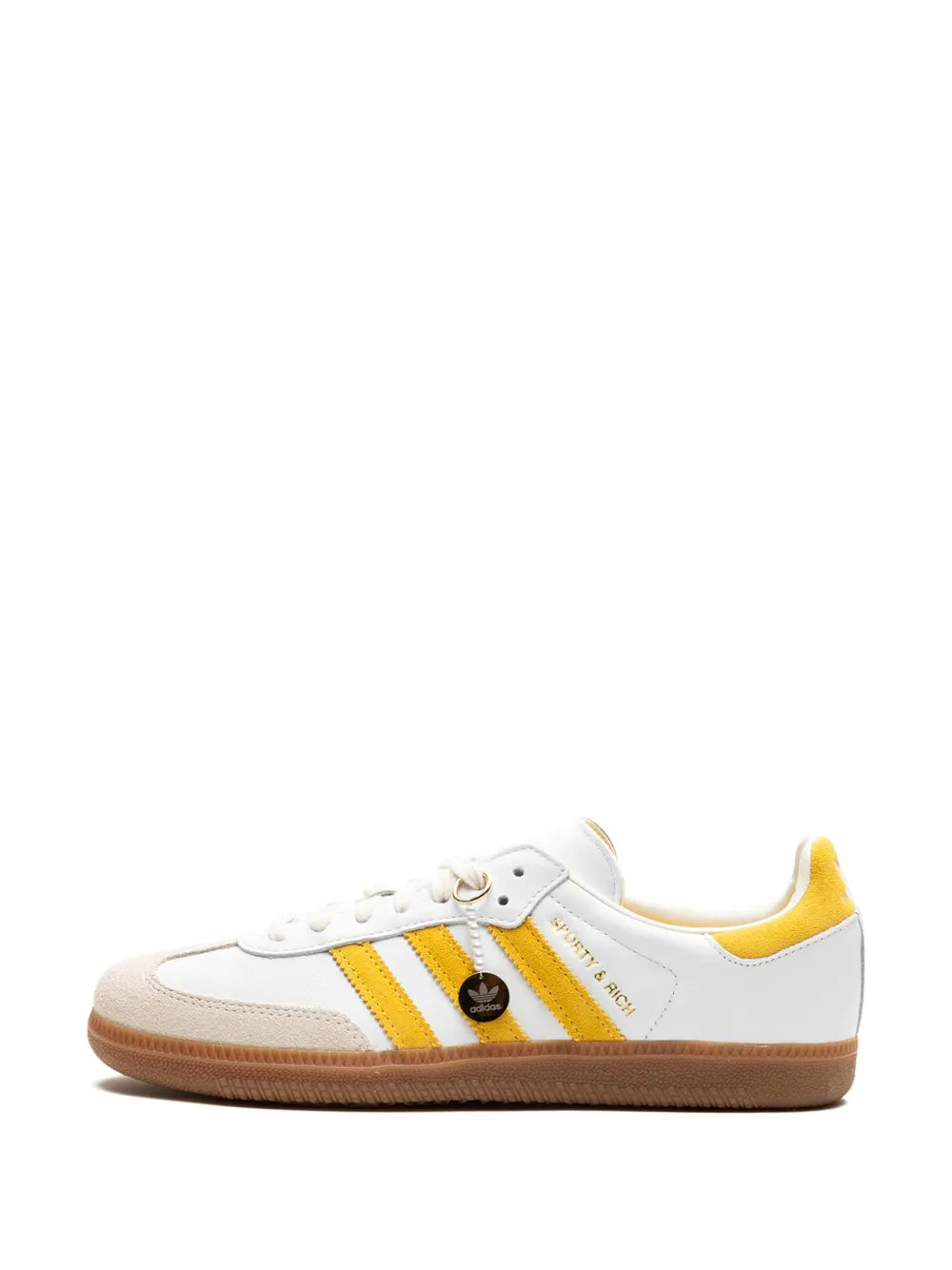 adidas Samba Og Sporty &amp; Rich - White Bold Gold Sneakers