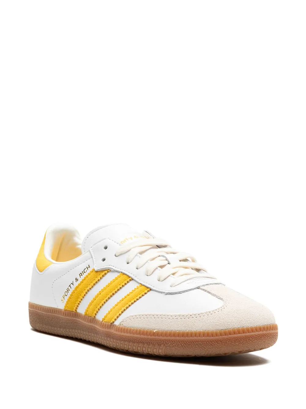 adidas Samba Og Sporty &amp; Rich - White Bold Gold Sneakers