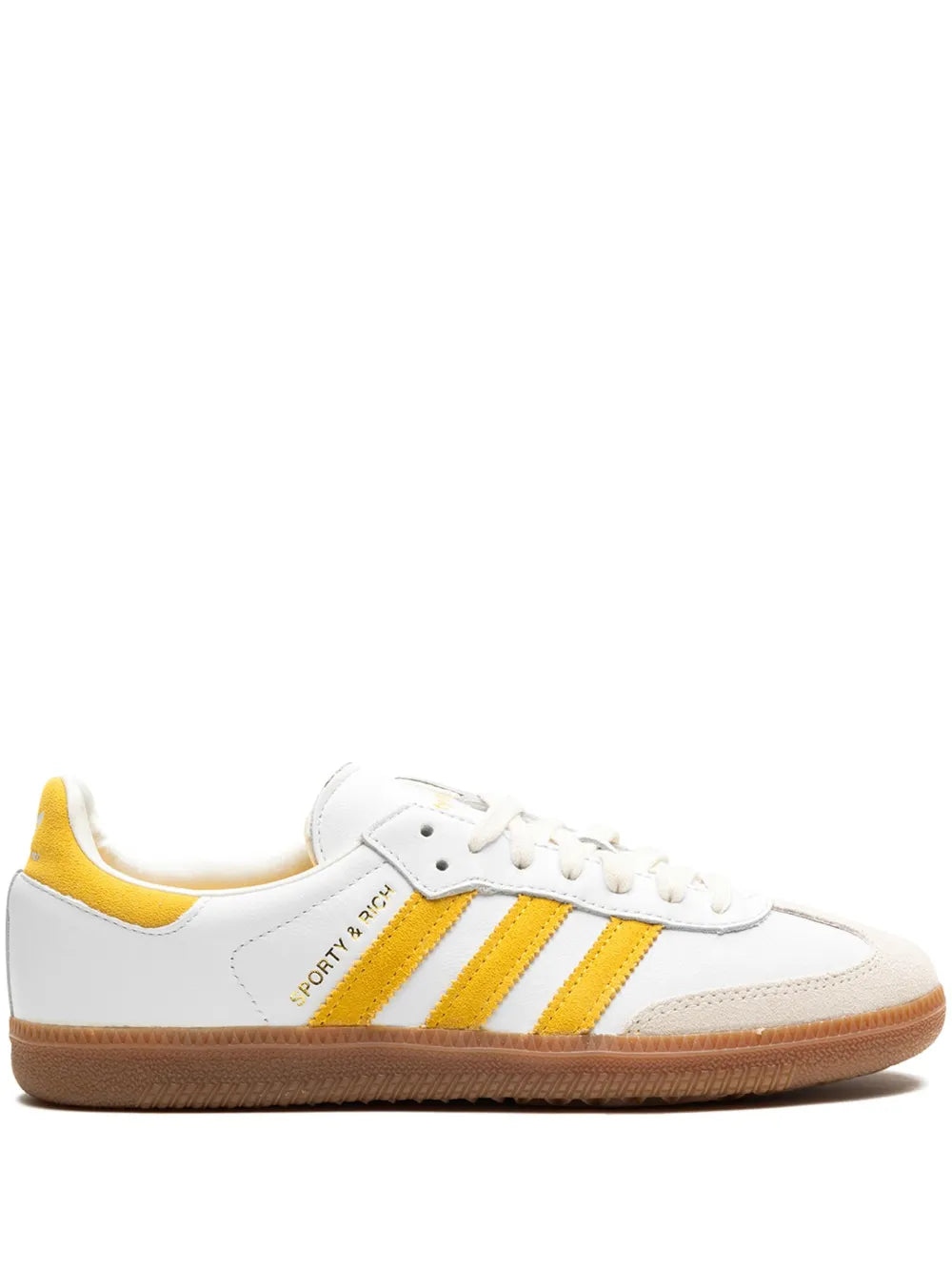 adidas Samba Og Sporty &amp; Rich - White Bold Gold Sneakers