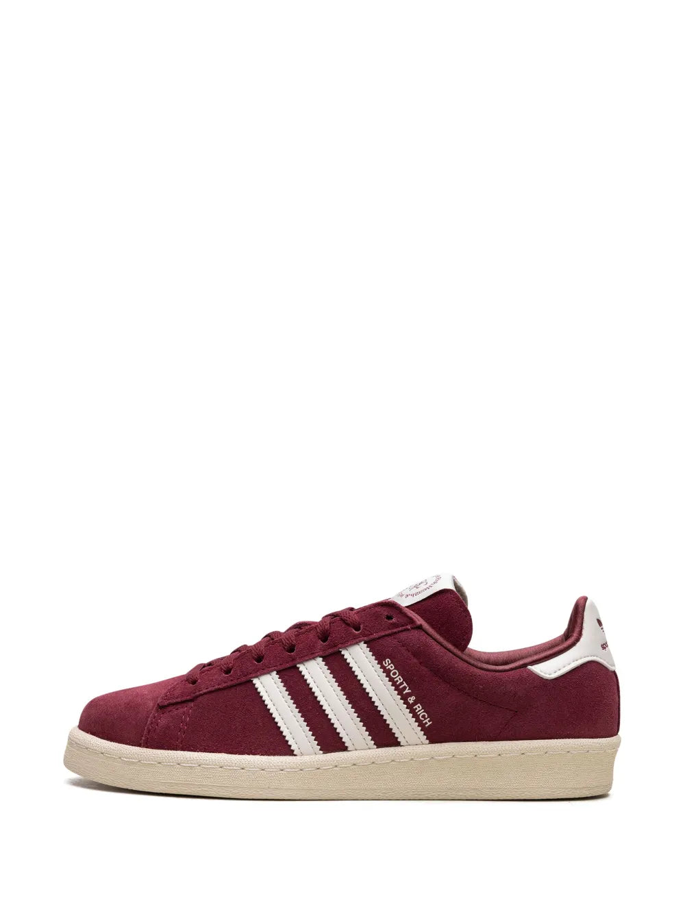 adidas Campus 80S Sporty &amp; Rich - Merlot Cream Sneakers