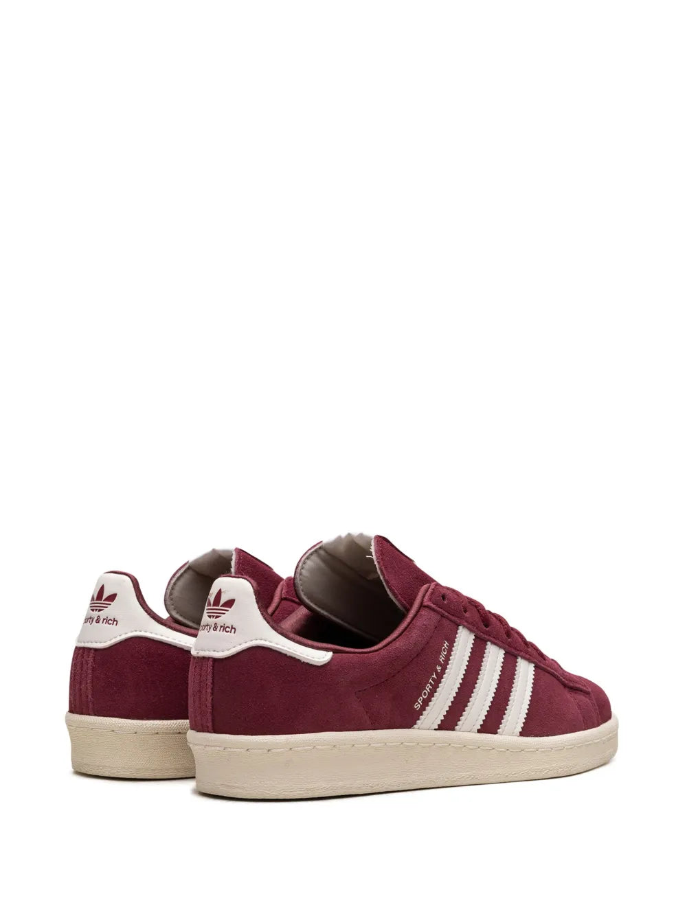 adidas Campus 80S Sporty &amp; Rich - Merlot Cream Sneakers