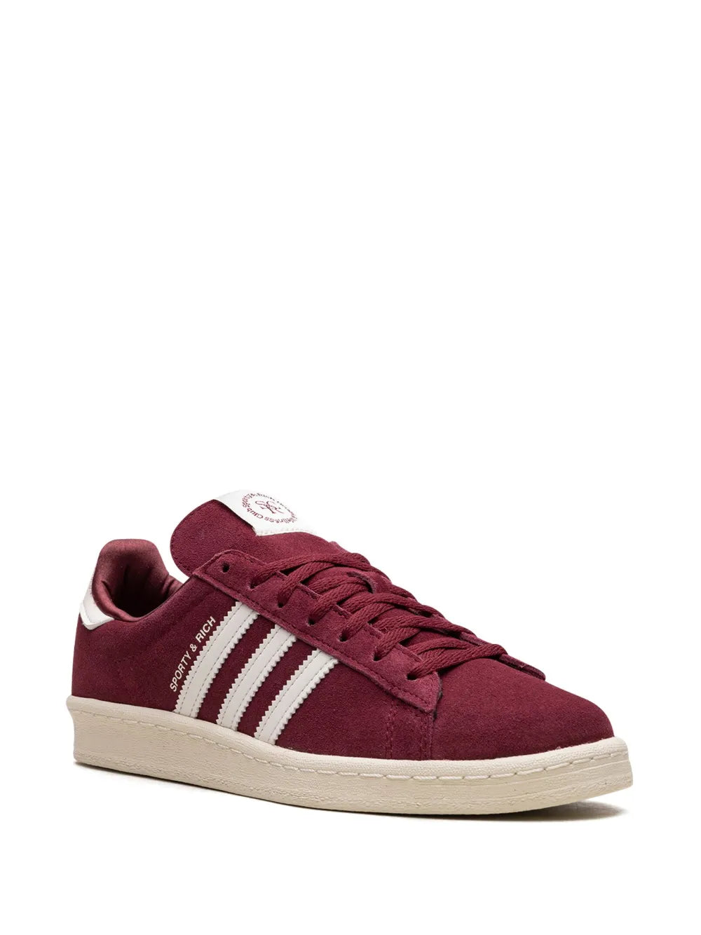adidas Campus 80S Sporty &amp; Rich - Merlot Cream Sneakers