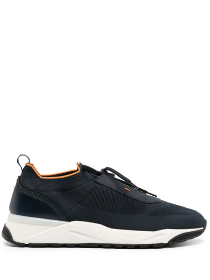 Santoni Knitted-Upper Sneakers
