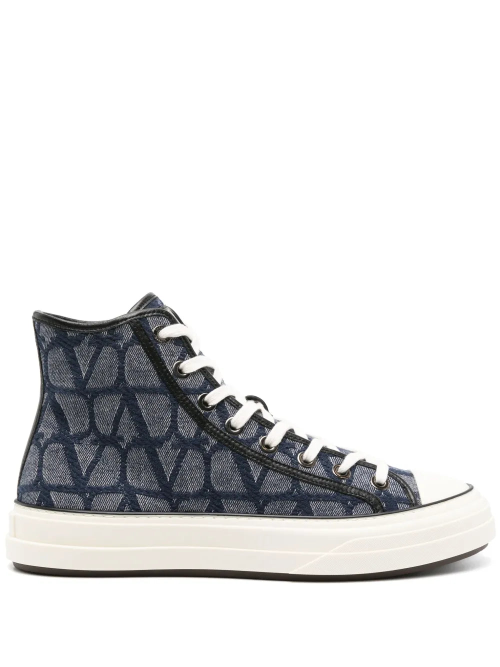 Valentino Garavani Vlogo Signature High-Top Sneakers