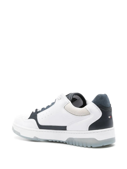 Tommy Hilfiger Th-Embossed Leather Sneakers