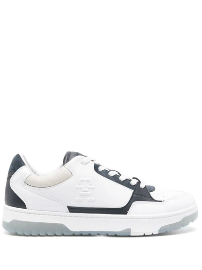 Tommy Hilfiger Th-Embossed Leather Sneakers