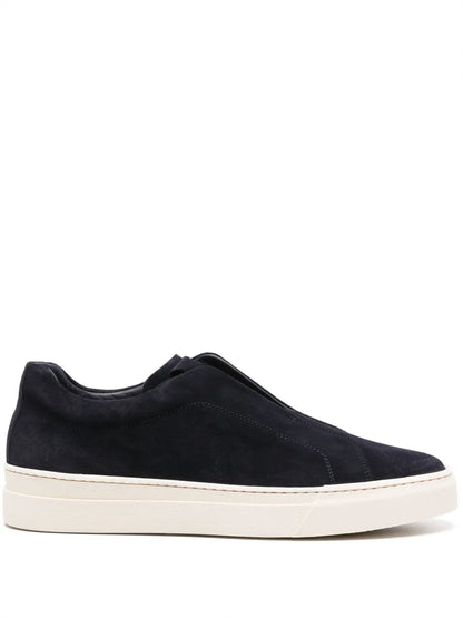 Scarosso Luca Slip-On Suede Sneakers