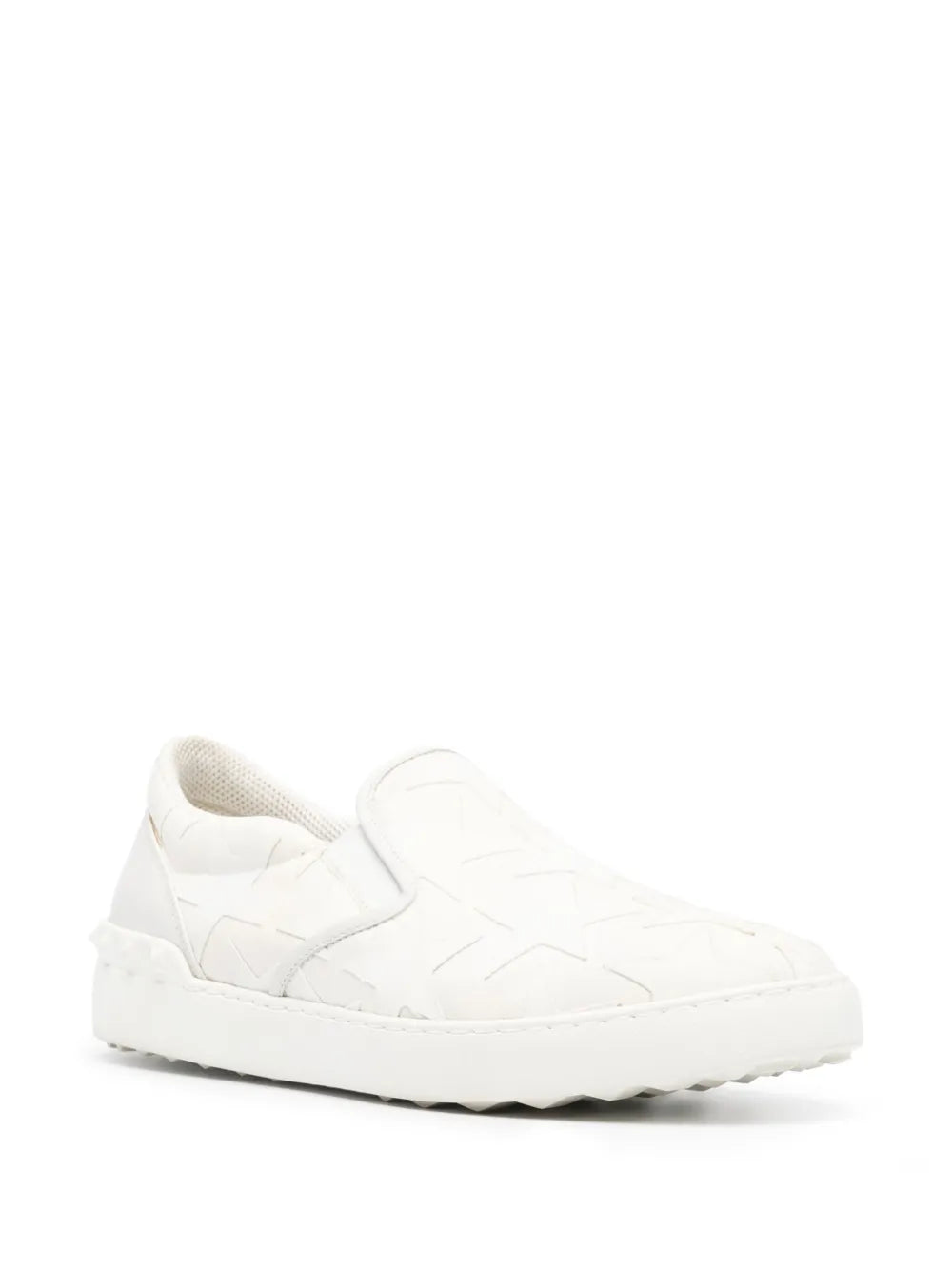 Valentino Garavani Star-Jacquard Canvas Sneakers