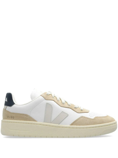 Veja V-90 Leather Sneakers