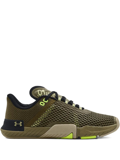 Under Armour Tribase Reign 4 Tent/Black/Khaki Sneakers