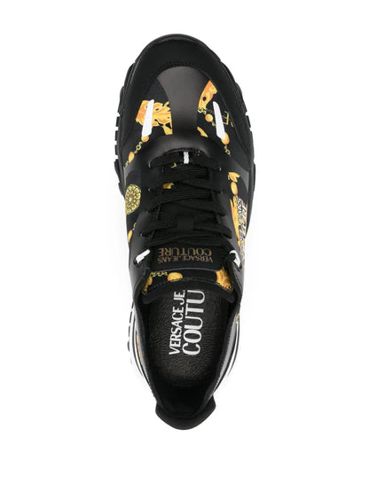 Versace Jeans Couture Barocco-Print Sneakers