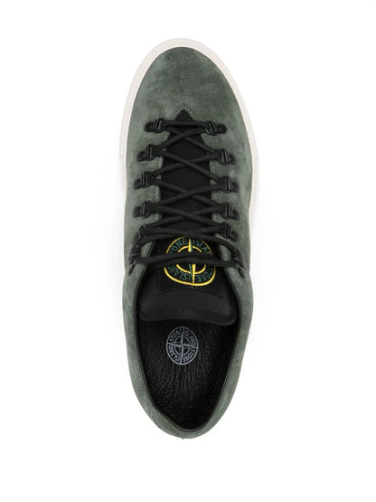 Stone Island Compass-Motif Sneakers