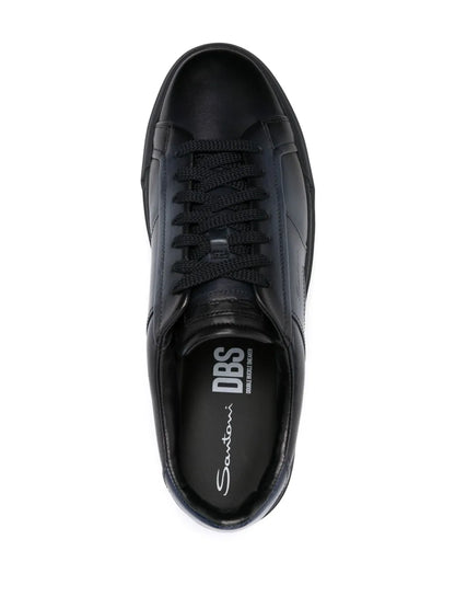 Santoni Logo-Debossed Sneakers
