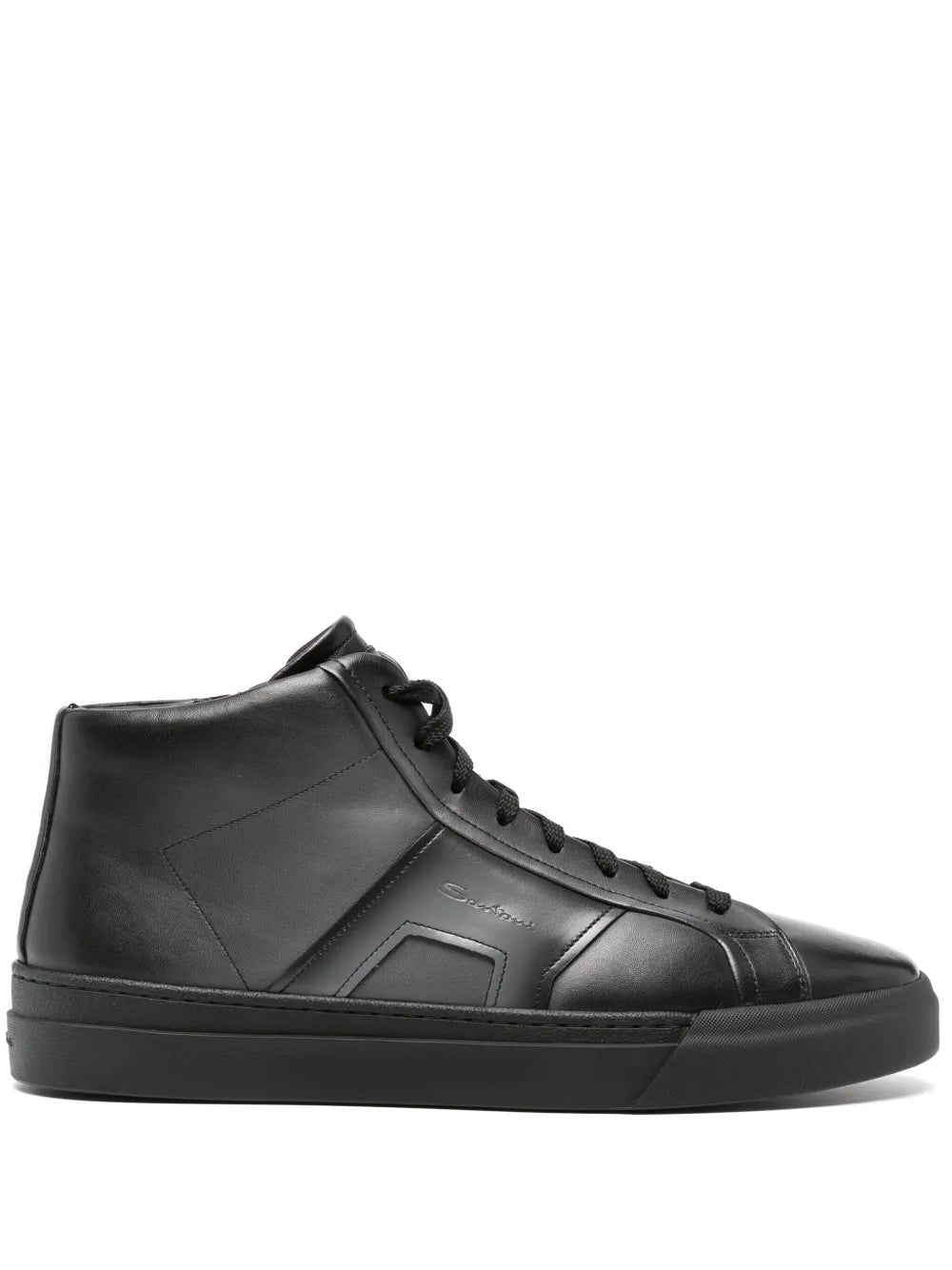 Santoni Logo-Debossed Sneakers