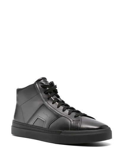 Santoni Logo-Debossed Sneakers
