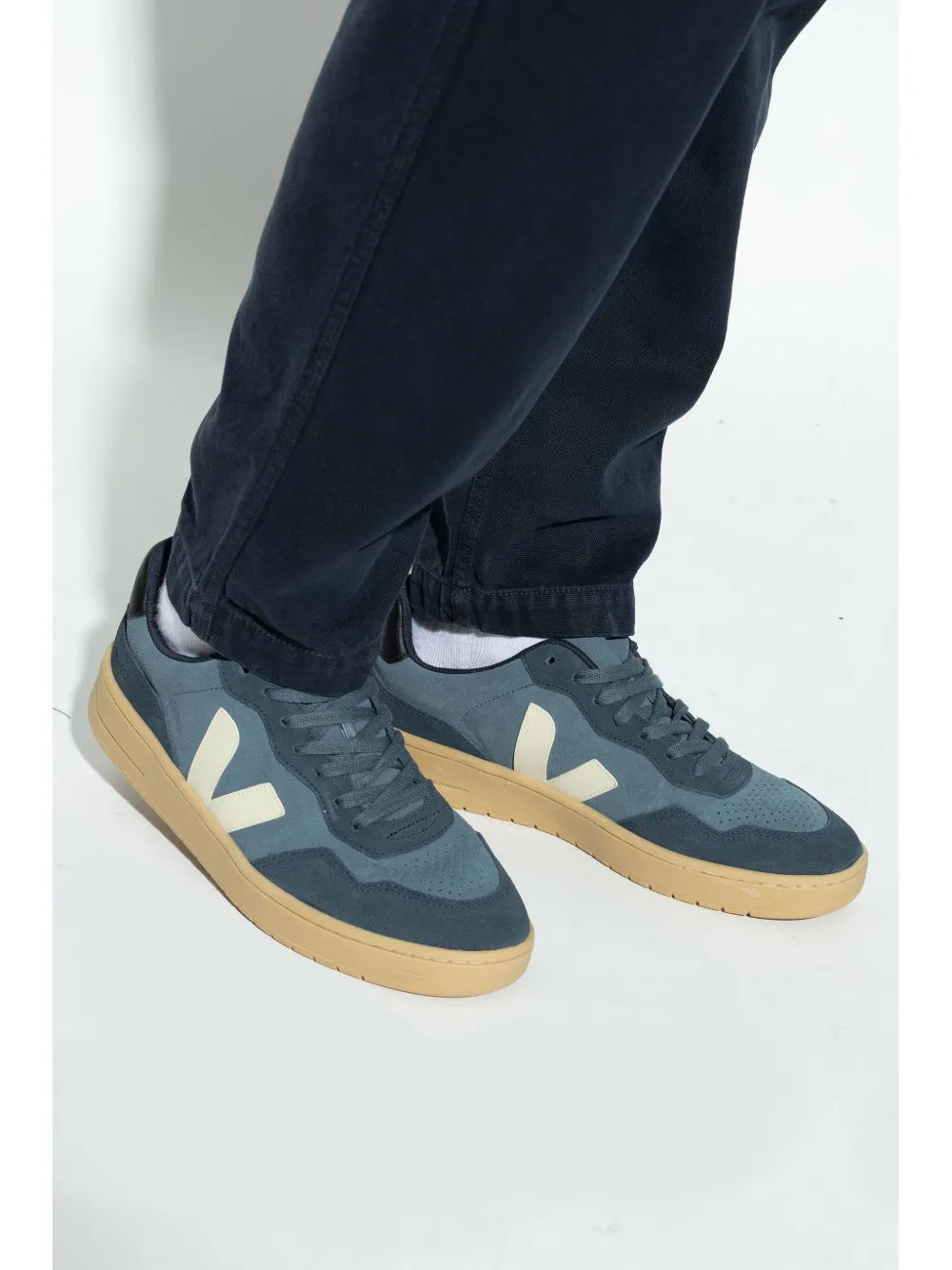 Veja V-90 Suede Sneakers