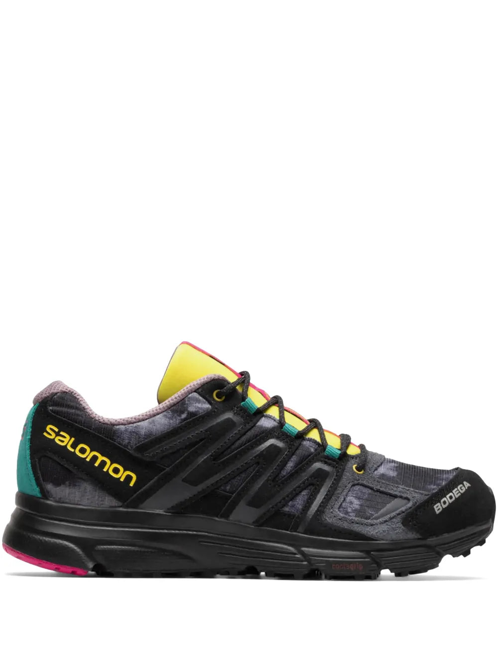Salomon X-Mission 4 Bodega - Black Yellow Sneakers