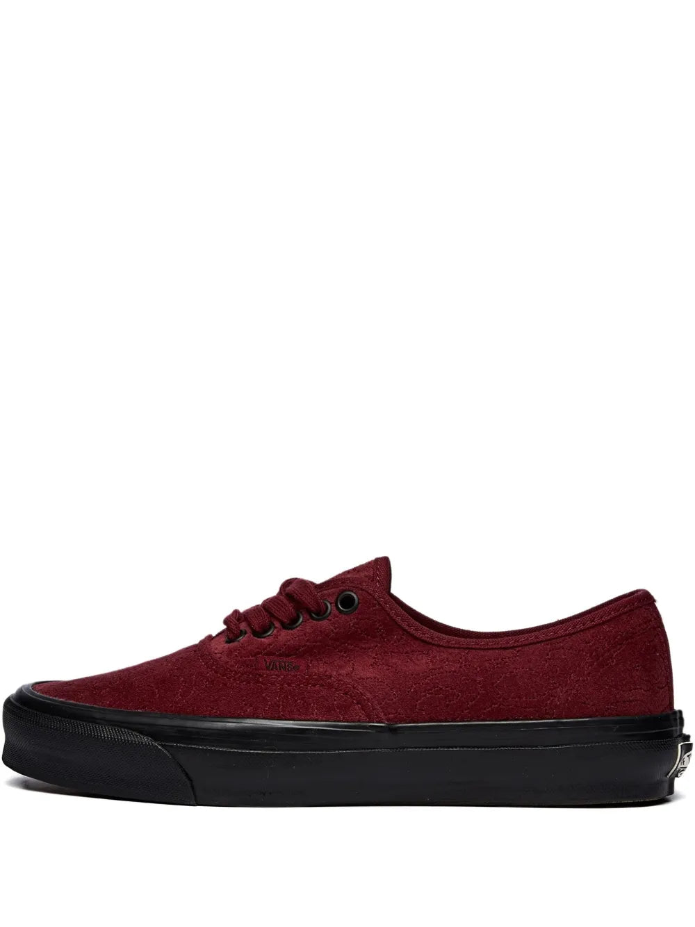 Vans Og Authentic Lx Velvet Emboidery - Leopard Pomegranate Sneakers