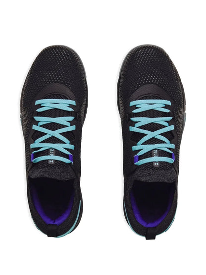 Under Armour Tribase Reign 3 Black Turquoise Sneakers