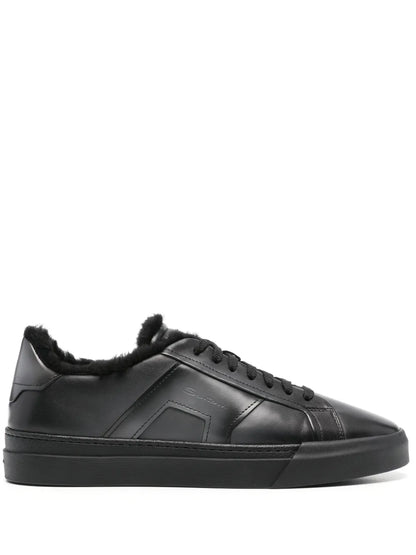 Santoni Leather Sneakers