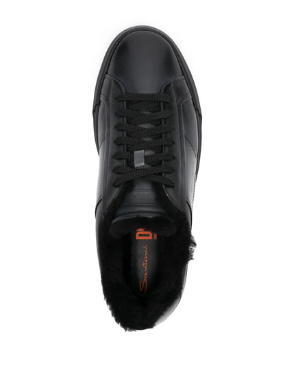 Santoni Leather Sneakers