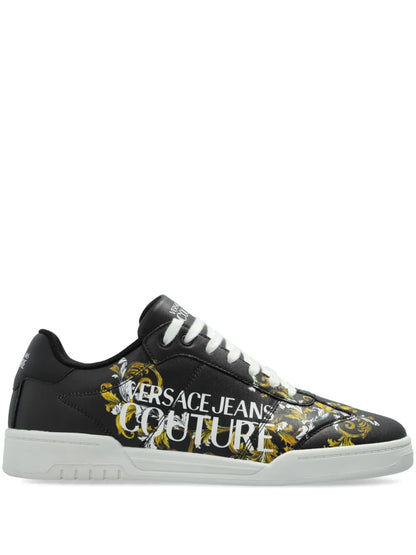 Versace Jeans Couture Logo-Embroidered Sneakers