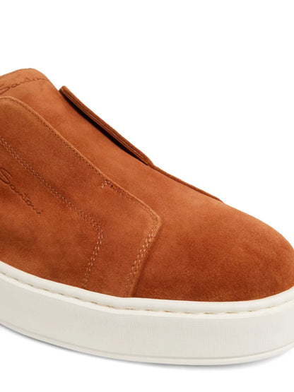 Santoni Suede Sneakers